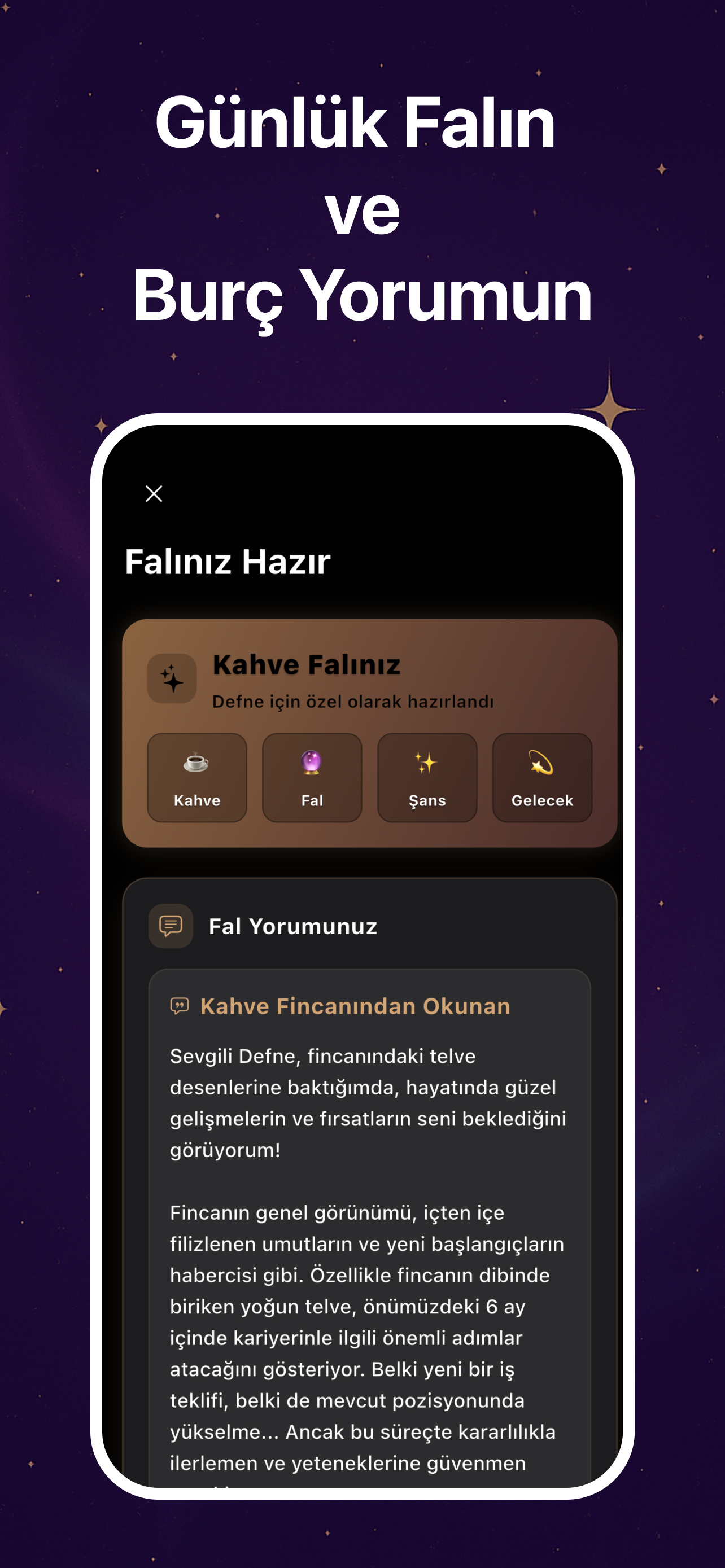 Kahve Falı App Screenshot